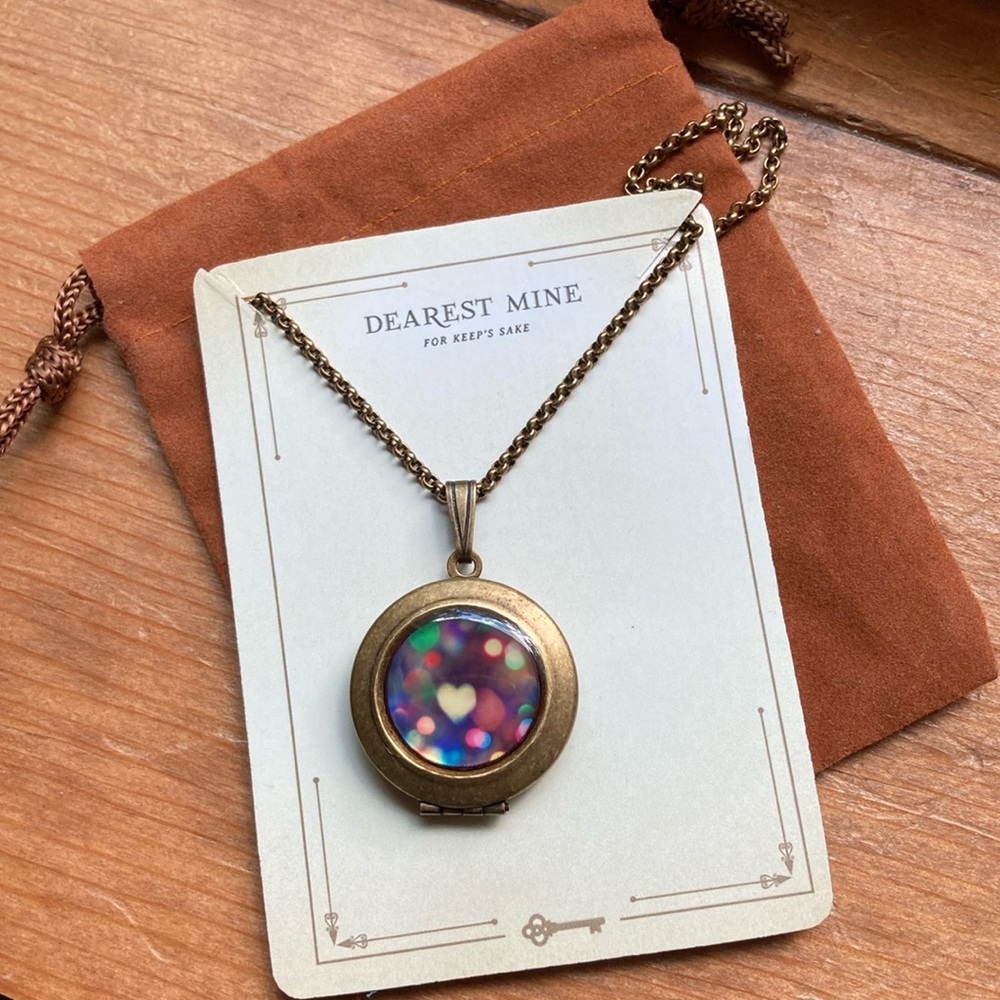 Dearest Mine Brass Locket